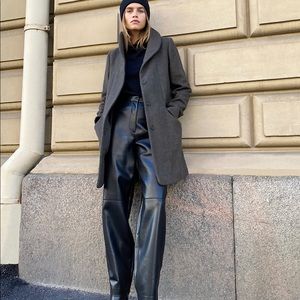 Aritzia Wilfred The Cocoon Coat In Gray Cashmere XS BRAND NEW WITH TAGS